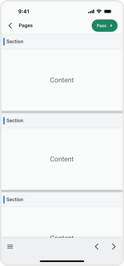 Sectionize Page