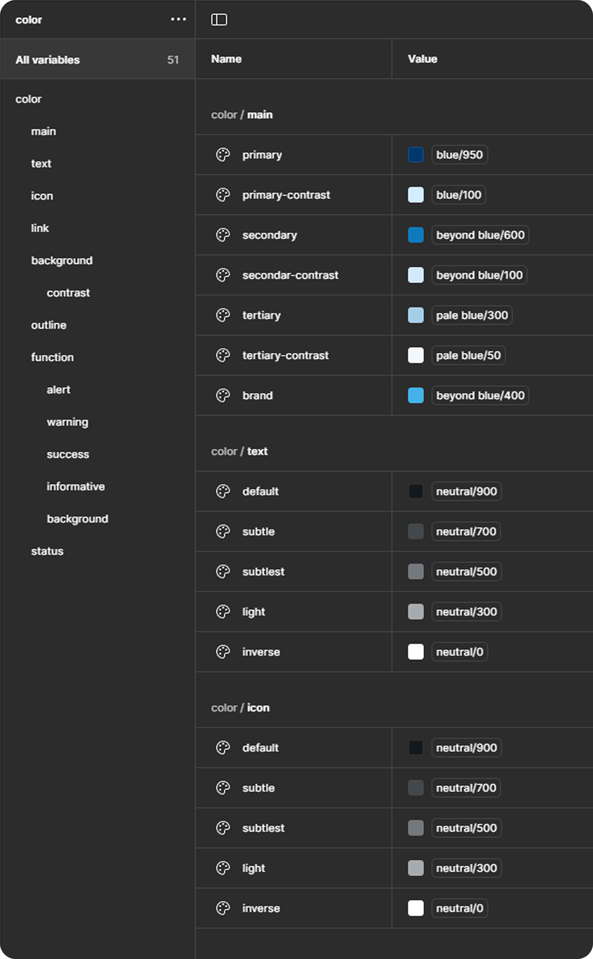 Web Color Token
